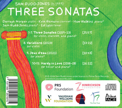 Sam Rudd-Jones: Three Sonatas