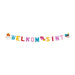 Boland 10236107 STK Buchstabengirlande Karton 56672 – Letter Garland Welkom Sint, Length Approx. 150 cm, Cardboard, St. Nicholas, Hanging Decoration, Theme Party, Multi-Coloured