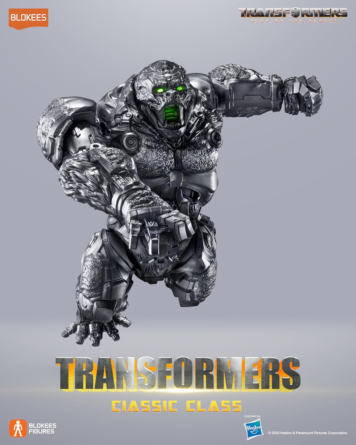 BLOKEES Transformers Figures - Classic Class Optimus Primal Beast Action Figure - Transformers Toys, Superhero Toys, Building Model Kit for Kids and Adults - Transformers Figure