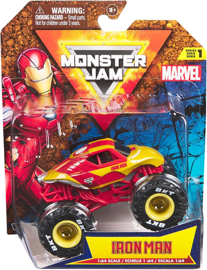 Monster Jam Marvel 1:64 Iron Man (6071332) Single Pack