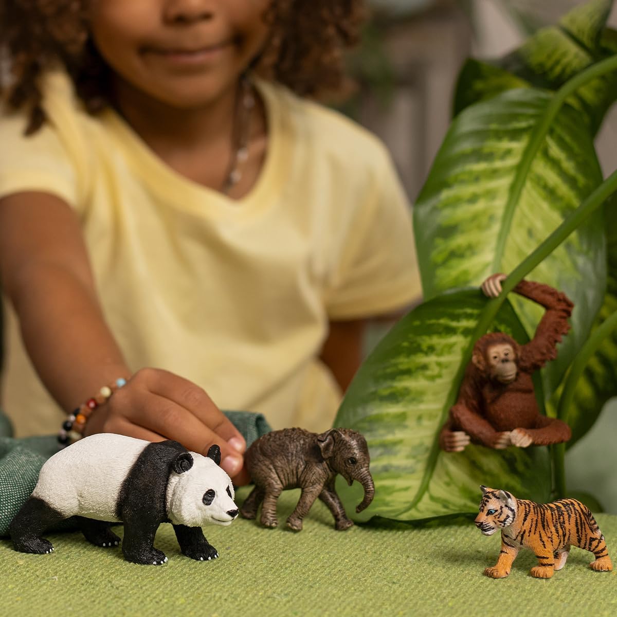 Schleich 42721 Wild Life Asien Starter-Set, ab 3 Jahren, WILD Life - Spielfigur, 25 x 8 x 19 cm