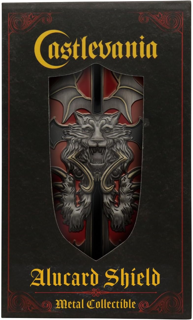 FaNaTtik Castlevania Alucard Shield Limited Edition Collectible Metal Ingot