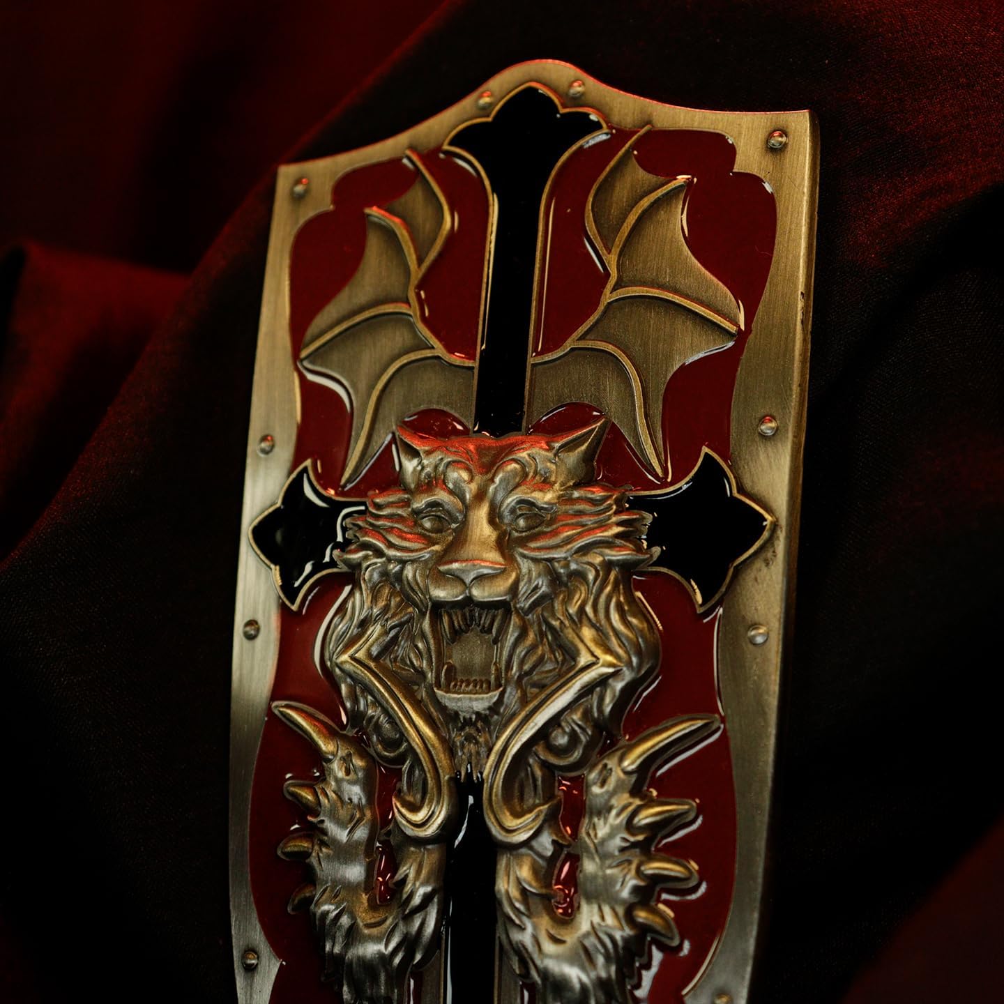 FaNaTtik Castlevania Alucard Shield Limited Edition Collectible Metal Ingot