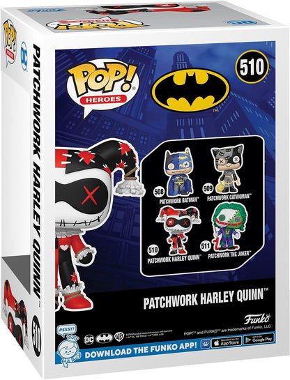 Funko Pop! Animation: Patchwork - Harley Quinn - DC Comics - Figura in Vinile da Collezione - Idea Regalo - Merchandising Ufficiale - Giocattoli per Bambini e Adulti - Comic Books Fans