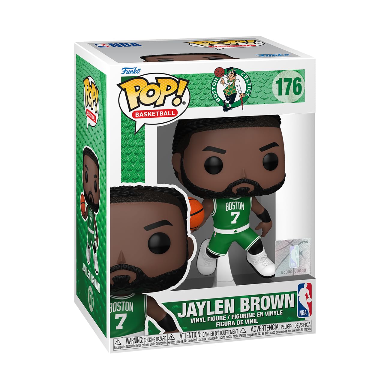 Funko POP! NBA: Celtics - Jaylen Brown - Collectable Vinyl Figure - Gift Idea - Official Merchandise - Toys for Kids & Adults - Sports Fans - Model Figure for Collectors and Display