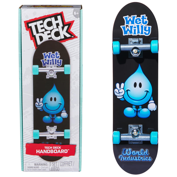 Tech Deck, World Industries Handboard; Authentic Mini Skateboards, Kids Toys for Boys & Girls, Ages 6 and up (Hands Use Only