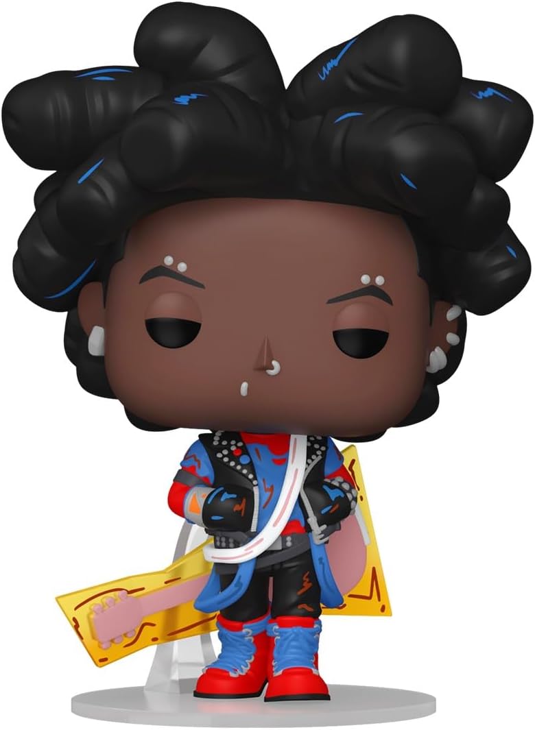 Funko Pop! Marvel: Spider-man Across the Spider-Verse - Spider-Punk - Unmasked - Spiderman Into the Spiderverse 2 - Collectable Vinyl Figure - Gift Idea - Official Merchandise - Movies Fans
