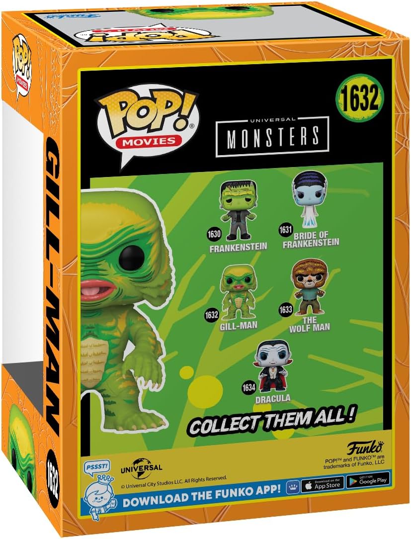 Funko Pop! Movies: UM – Gill Man - Universal Monsters - Collectable Vinyl Figure - Gift Idea - Official Merchandise - Toys for Kids & Adults - Movies Fans - Model Figure for Collectors and Display