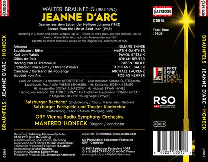 Walter Braunfels: Jeanne D'Arc: Scenes from the Life of Saint Joan
