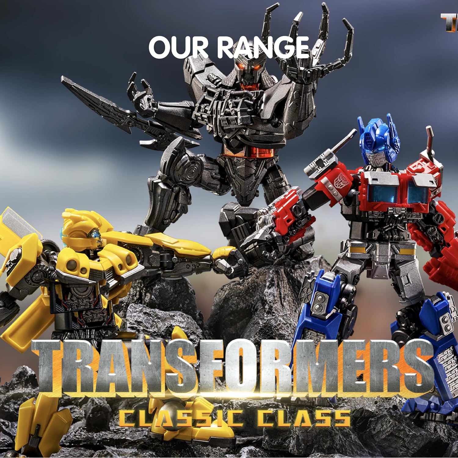 BLOKEES Figures Transformers Classic Class No Converting Model Kit Bumblebee Figura de acción Coleccionable Regalo Juguete de construcción para niños, para mayores de 12 años