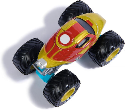Monster Jam, Marvel Official Iron Man Vs. War Machine Die-Cast Monster Trucks, 1:64 Scale, Kids’ Toys for Boys and Girls Aged 3 and up