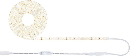 Paulmann 78957 LED strip SimpLED Power 5m with cord dimmer 1100lm/m incl. 1x50 watt IP44 dimmable lighting strip white plastic LED strip 3000 K