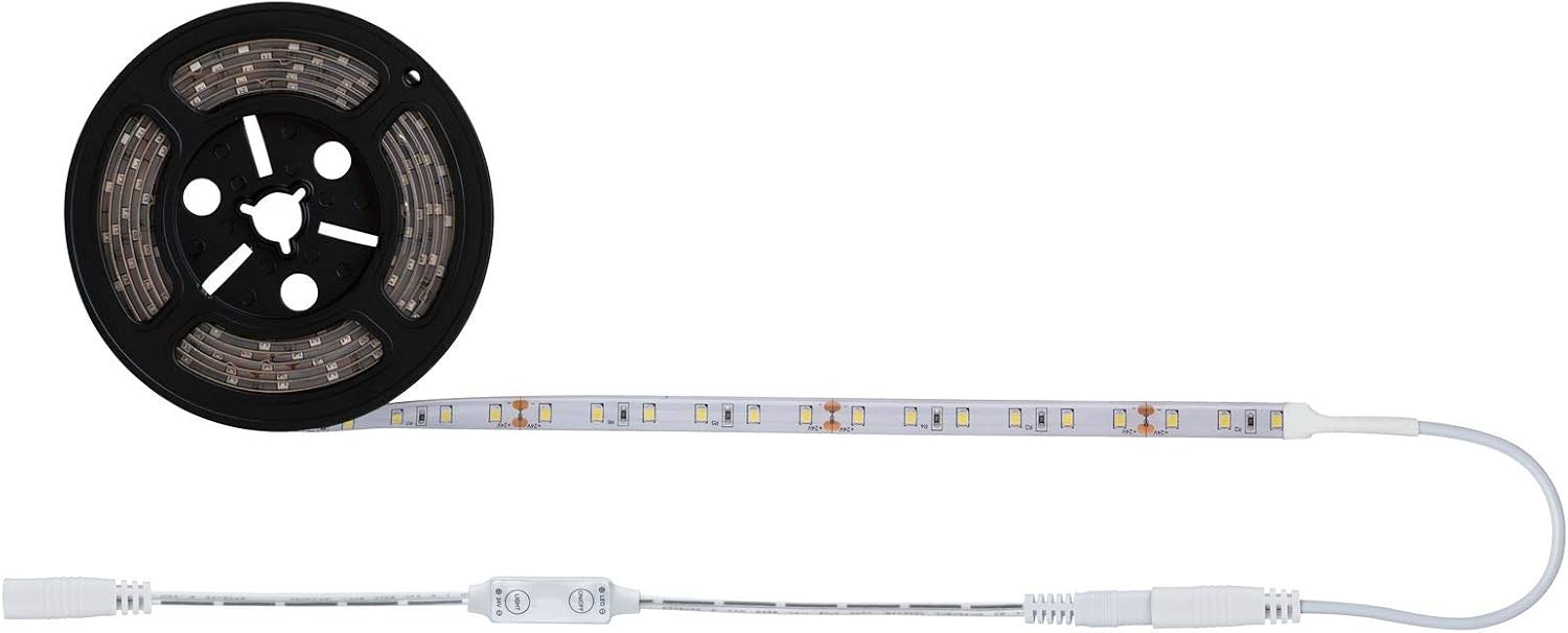 Paulmann 78959 LED strip SimpLED Power 3m with cord dimmer 1100lm/m incl. 1x33 watt IP44 dimmable lighting strip white plastic LED strip 4000 K
