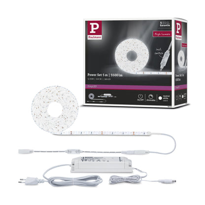 Paulmann Simpled Power Strip Set 5M Neutraal Wit 50W Gecoat