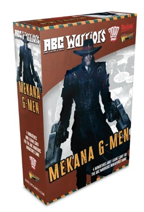 Warlord Games Mekana G-Men for ABC Warriors Highly Detailed 2000AD Miniatures for Table-top Wargaming