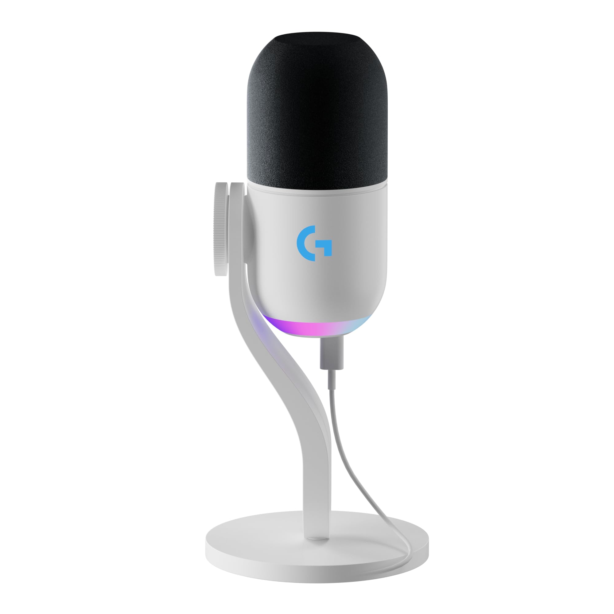 Logitech G Yeti GX Dynamic RGB Gaming Microphone with LIGHTSYNC, USB Mic for Streaming, Supercardioid, USB Plug and Play for PC/Mac