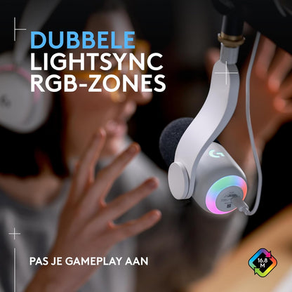 Logitech G Yeti GX Dynamic RGB Gaming Microphone with LIGHTSYNC, USB Mic for Streaming, Supercardioid, USB Plug and Play for PC/Mac