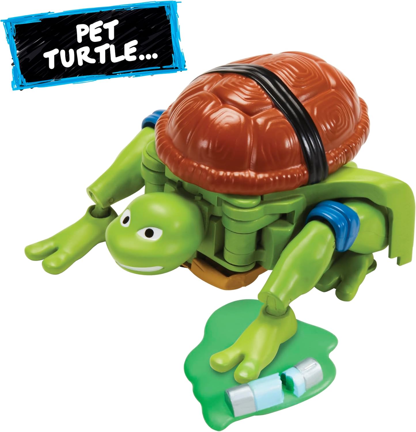 Teenage Mutant Ninja Turtles Tales of Pet to Ninja Figure-Leonardo Regalo Ideal para los Fans de TMNT en Todas Partes, Multicolor (Playmates 83361CO