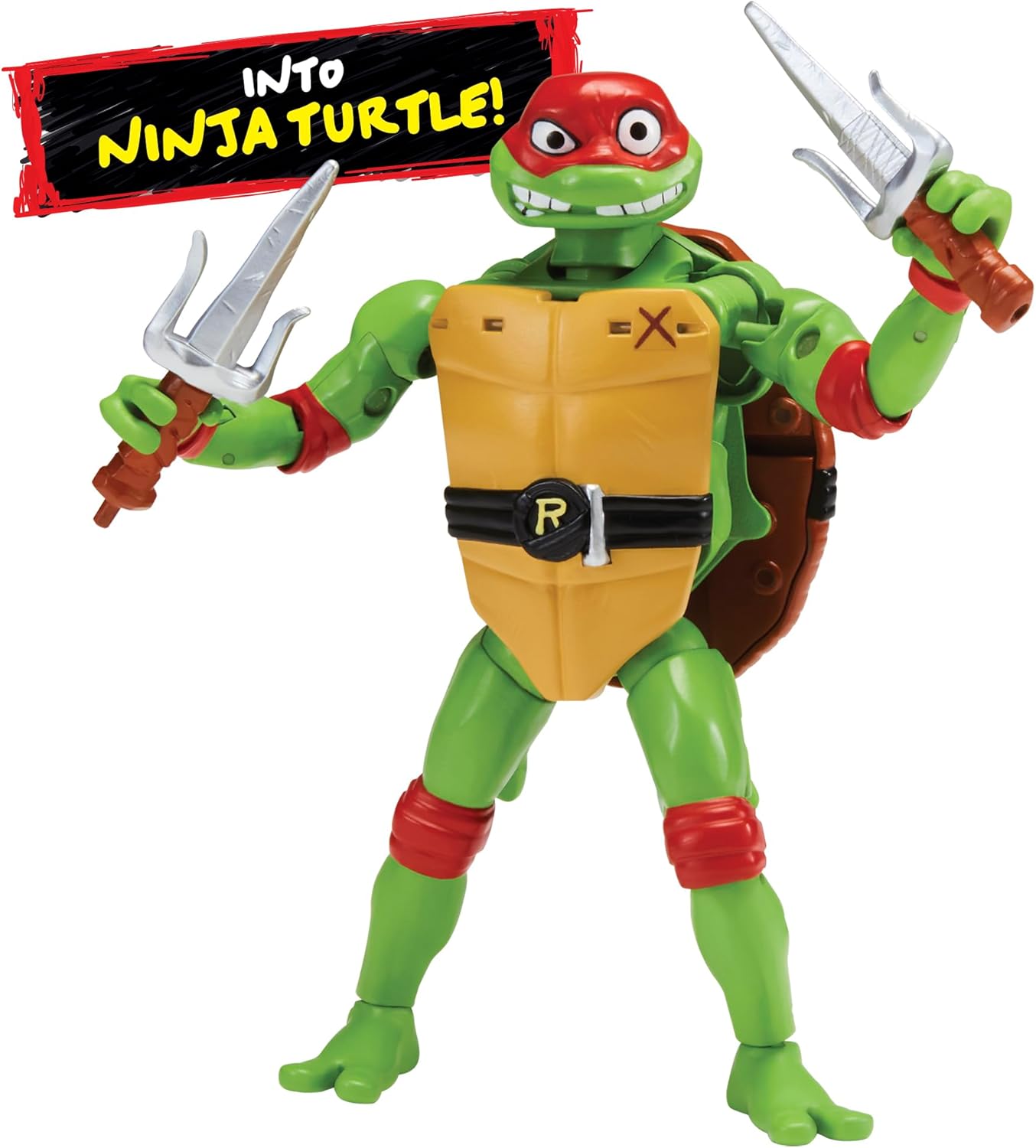 Teenage Mutant Ninja Turtles 83364CO Tales Pet to Ninja Figure-Raphael. Ideal Present for TMNT Fans Everywhere, Multicolour