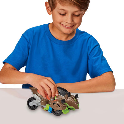 Teenage Mutant Ninja Turtles: Mutations Twist N Mutate Leonardo to 3-Wheel Sling Shot Vehicle by Playmates Toys