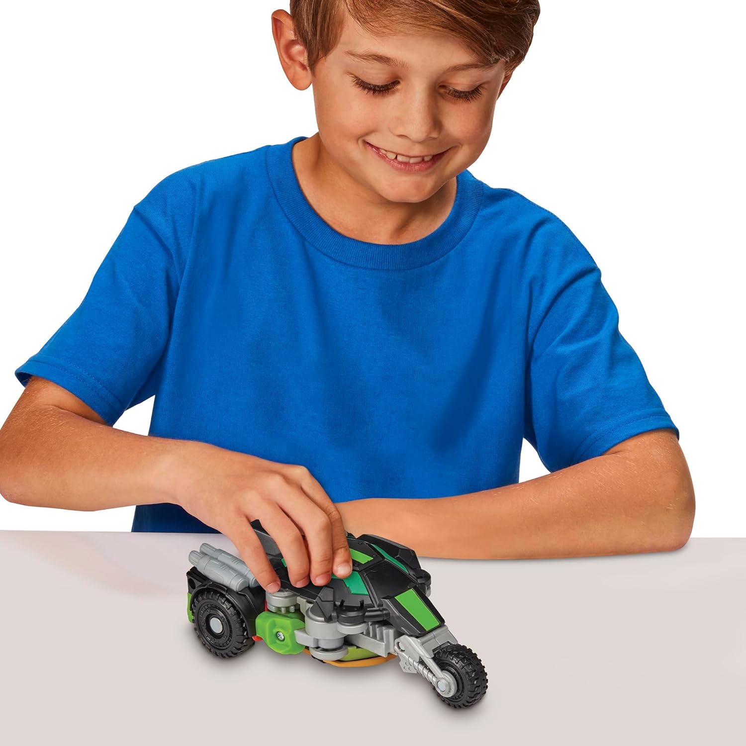 Teenage Mutant Ninja 84292CO Tales Turtles Twist N Mutate Raphael. Transforms from Action Figure to Stealth Vehicle, Multicolour