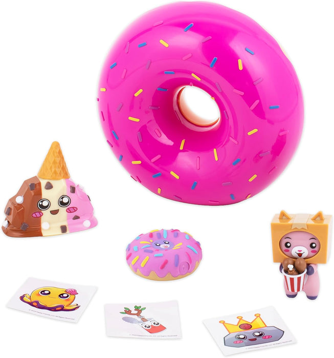 LankyBox 2182 Mystery Donut, Collectible Mini Figures, 6 Exciting Toys to Discover Inside, Officially Licensed Merch, Multicolour