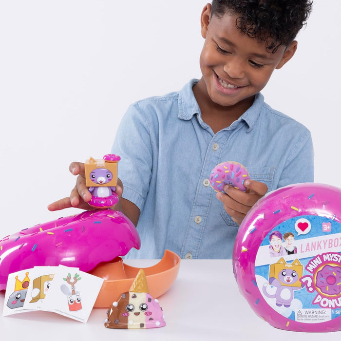 LankyBox 2182 Mystery Donut, Collectible Mini Figures, 6 Exciting Toys to Discover Inside, Officially Licensed Merch, Multicolour