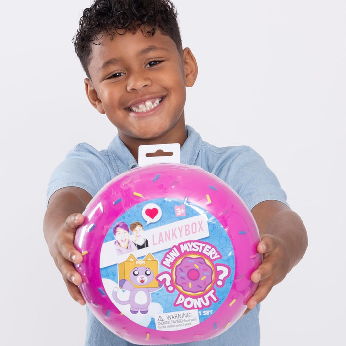 LankyBox 2182 Mystery Donut, Collectible Mini Figures, 6 Exciting Toys to Discover Inside, Officially Licensed Merch, Multicolour