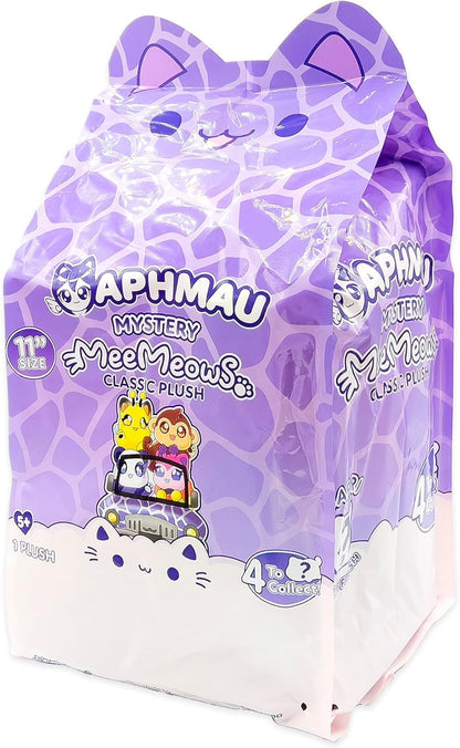 Aphmau 6751 11” Classic Plush Mystery, Blind Box, 1 of 4 Possible Safari MeeMeows, Official Merch, Styles May Vary, Multicolour