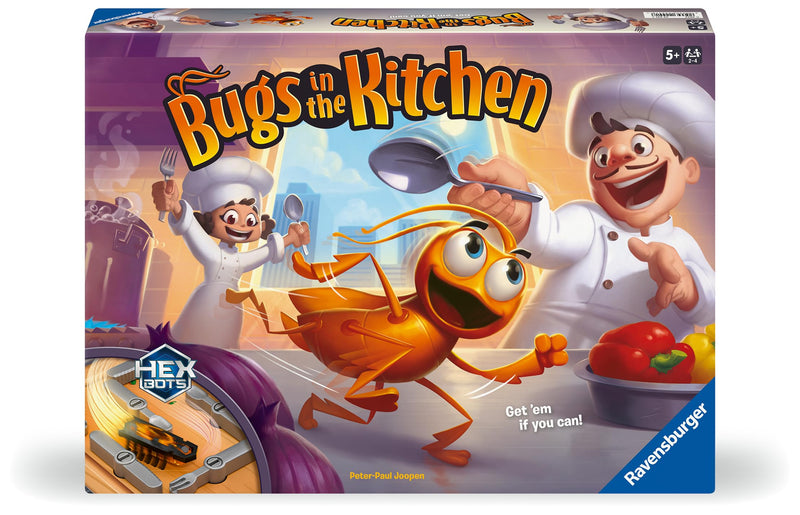 Ravensburger Hexbug Nano Bugs in The Kitchen Board Game for Kids Age 6 Years and Up-2 to 4 Players - 2024 Edition