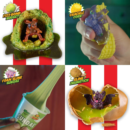 Terror Fried 08095 Bucket, When Fast Food Goes Bad, Gross collectables with Slime, Boys Aged 4-10, Multiple Compound Play, Multicolour