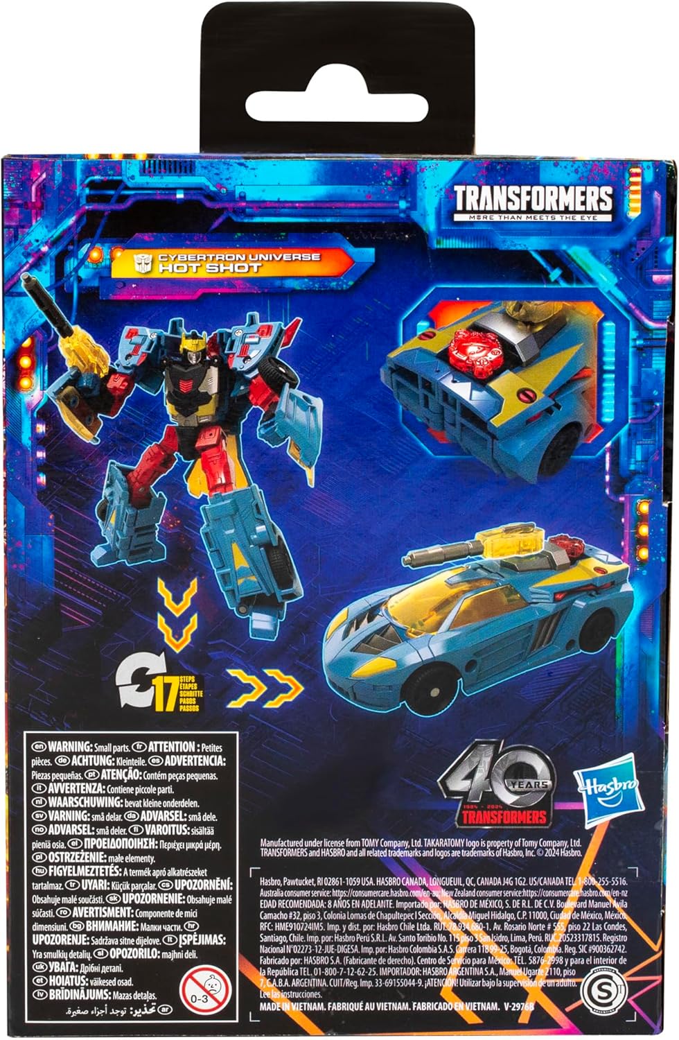 Transformers Legacy United Deluxe Class Cybertron Universe Hot Shot Action Figure