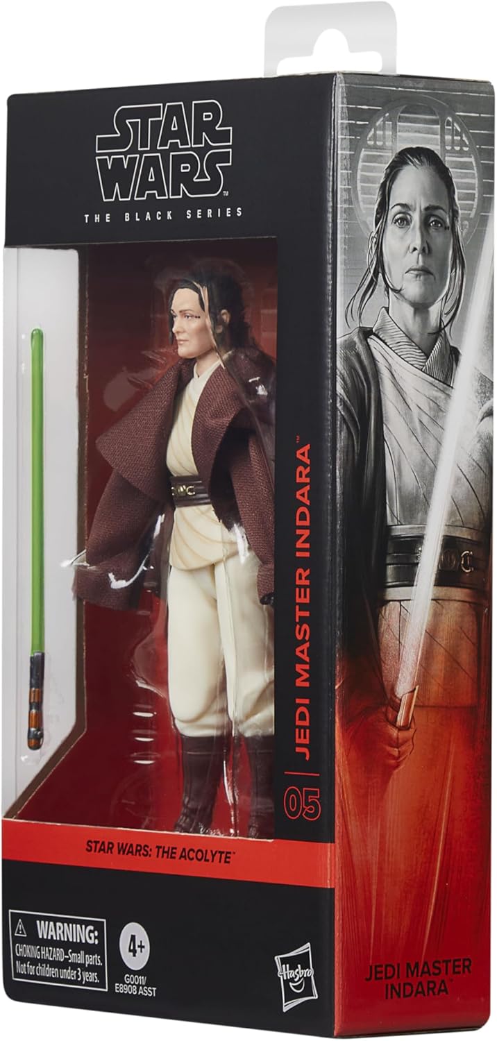 Star Wars Hasbro The Black Series, Jedi-Meister Indara, Sammelfigur für Erwachsene, 15,2 cm