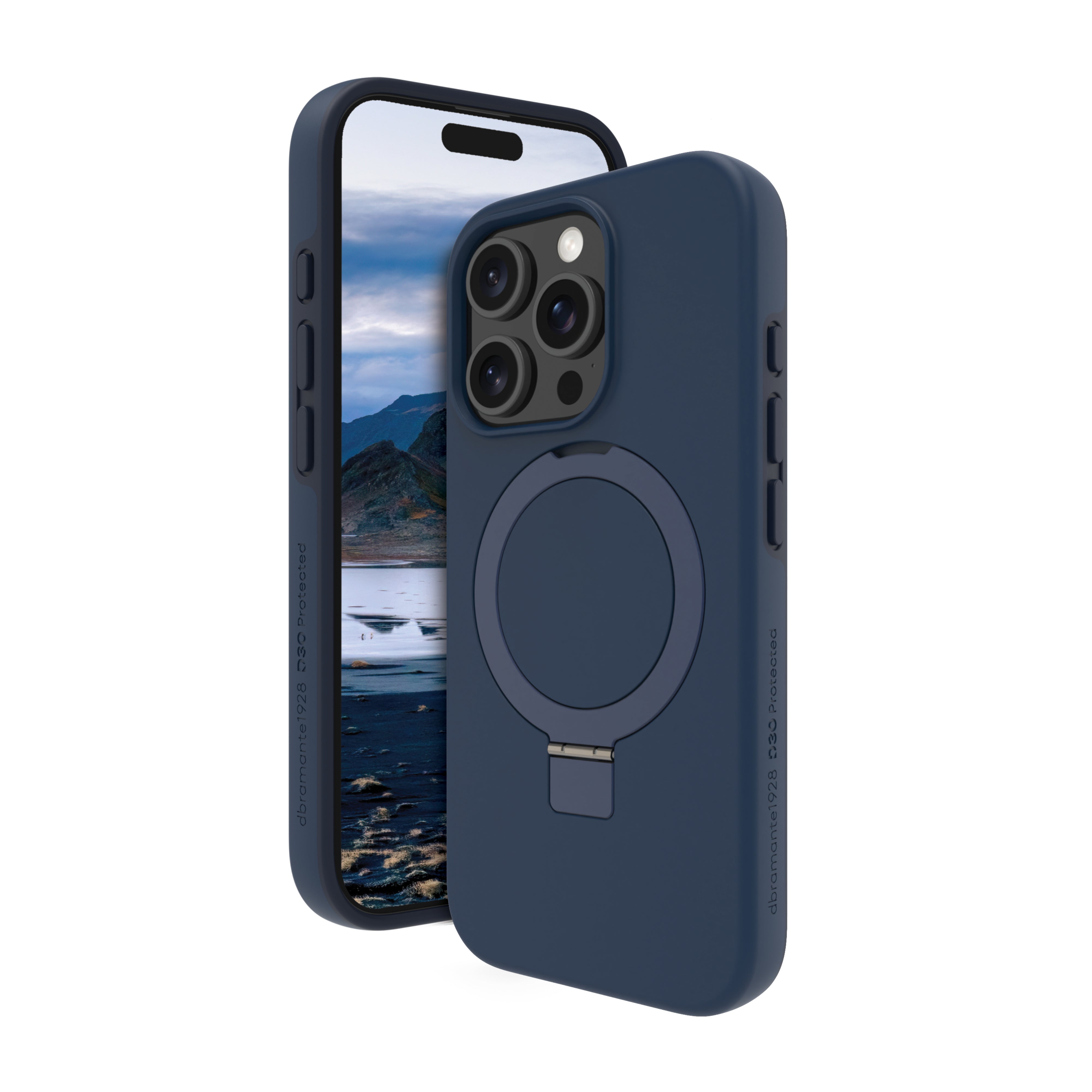 dbramante1928 Iceland Ultra D3O MS Kick - iPhone 16 ProMax - Blu