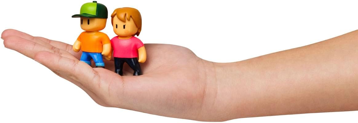 Stumble Guys 2" Collectable Figures 8-Pack Deluxe Box - Mr. Stumble, Leonidas, Green Alien, Sprinkles, Gamer Gina, Inferno Dragon, x2 Hidden