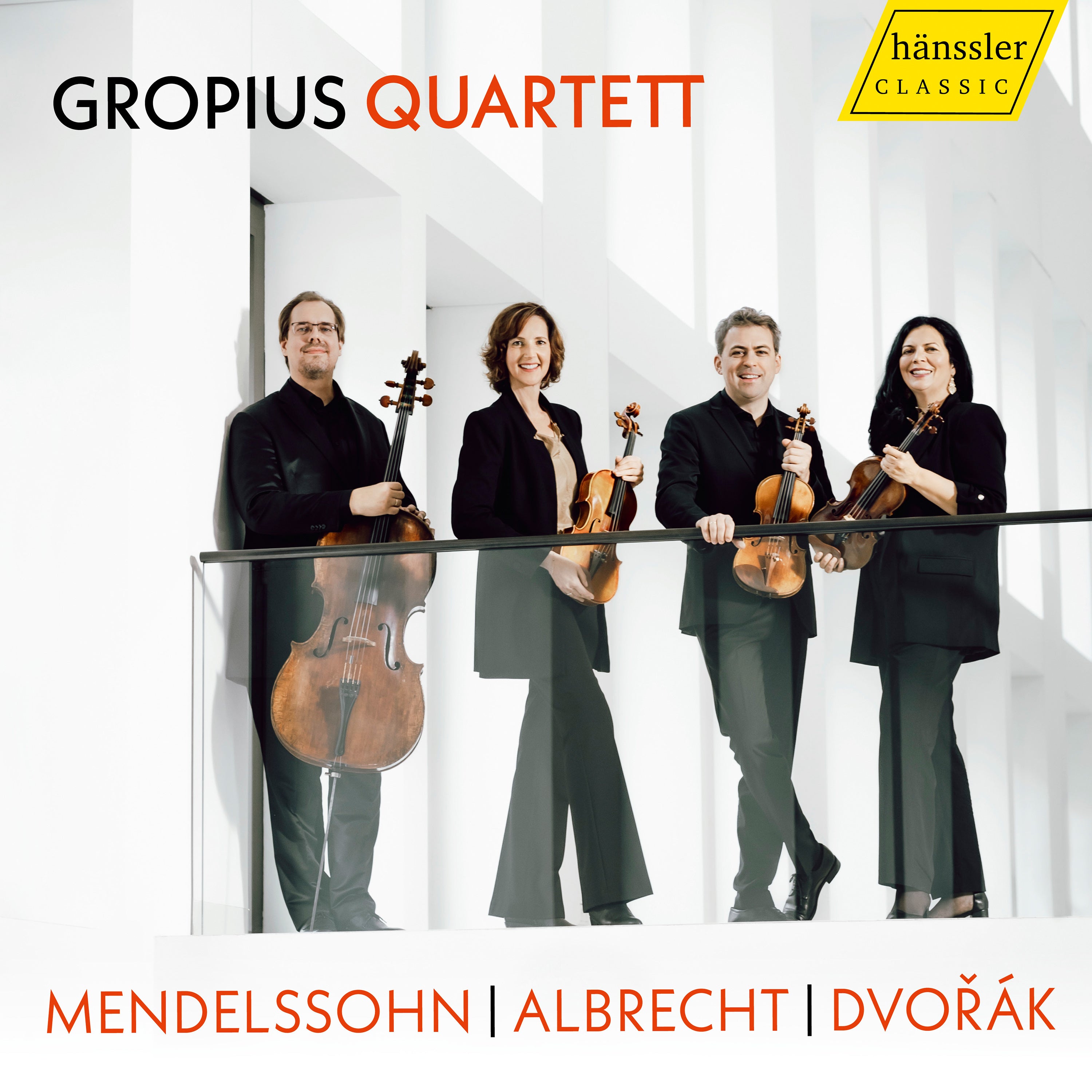 Gropius Quartett: Mendelssohn/Albrecht/Dvorák
