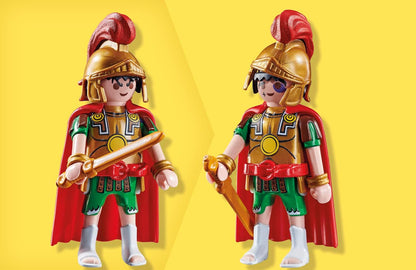 PLAYMOBIL Asterix 71543 Romeinse strijdwagen, reis door het land, inclusief afneembare helmen, armbanden en mantel, gedetailleerde speelgoed voor kinderen vanaf 5 jaar