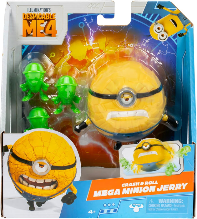 MINIONS Bola Gigante Jerry el Mega Minion, Yo, Feo y Villano 4, Multicolor, Medium (Moose Toys 59305