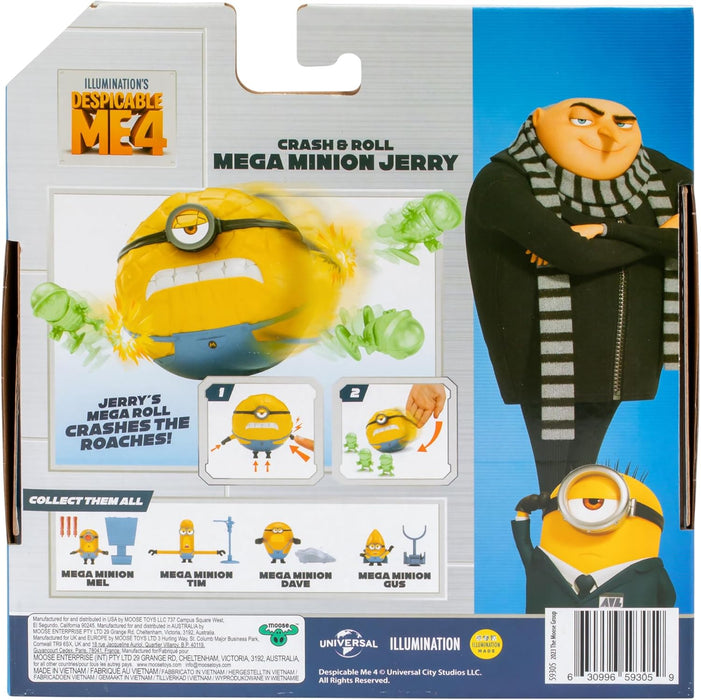 MINIONS Bola Gigante Jerry el Mega Minion, Yo, Feo y Villano 4, Multicolor, Medium (Moose Toys 59305