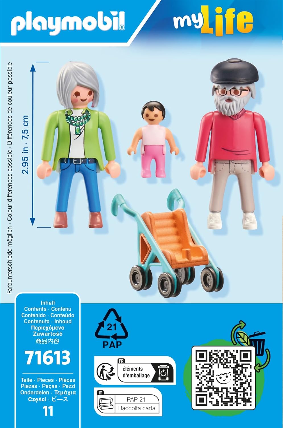 PLAYMOBIL Großeltern mit Baby