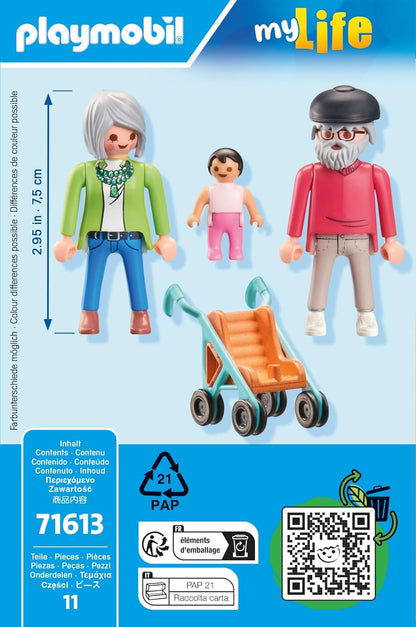PLAYMOBIL Großeltern mit Baby