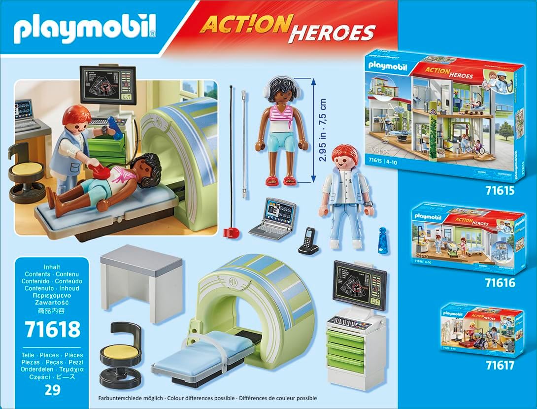 Playmobil - Mri With Patient (71618)