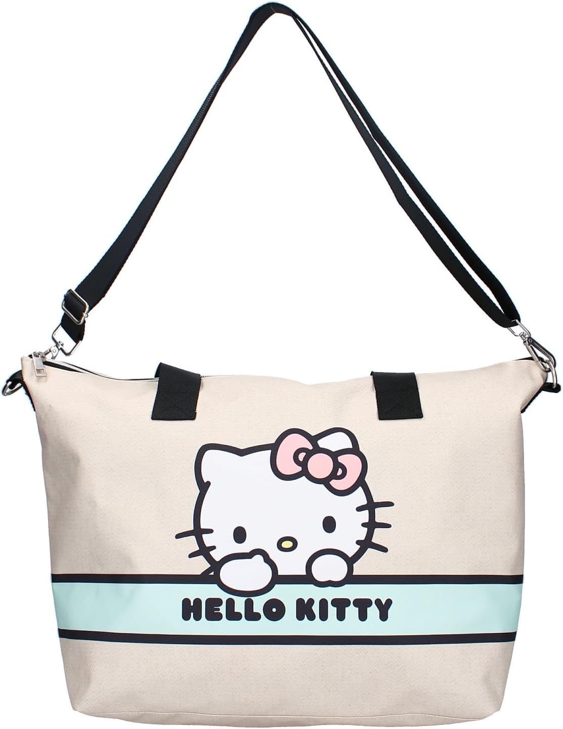 Hello Kitty Take Me To The Party Large Shopping Bag Dimensions 48 x 32 x 14 cm Pink Beige, beige