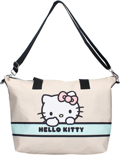 Hello Kitty Take Me To The Party Large Shopping Bag Dimensions 48 x 32 x 14 cm Pink Beige, beige