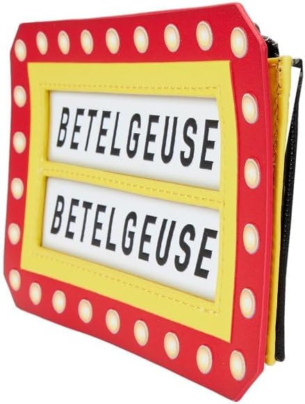 Loungefly Beetlejuice Here Lies Betelgeuse Large Cardholder Yellow