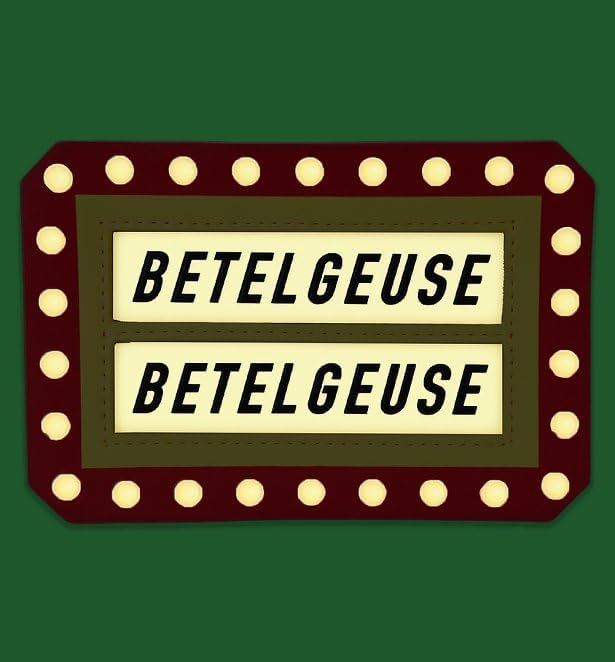 Loungefly Beetlejuice Here Lies Betelgeuse Large Cardholder Yellow