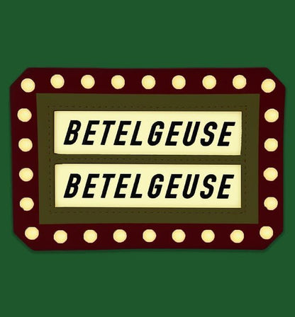 Loungefly Beetlejuice Here Lies Betelgeuse Large Cardholder Yellow
