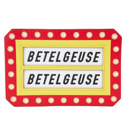 Loungefly Beetlejuice Here Lies Betelgeuse Large Cardholder Yellow