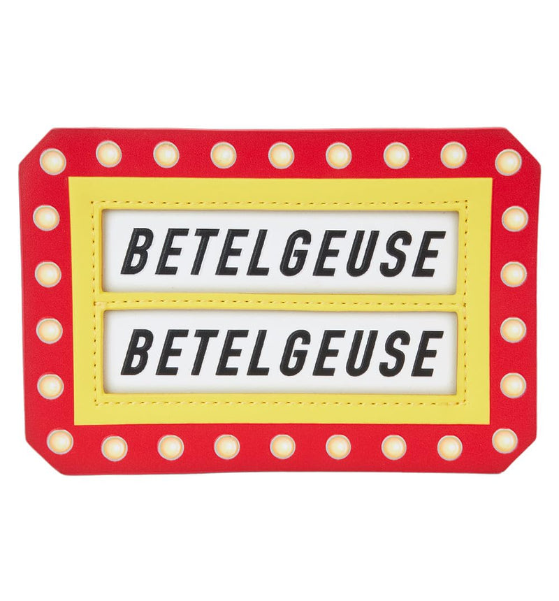 Loungefly Beetlejuice Here Lies Betelgeuse Large Cardholder Yellow