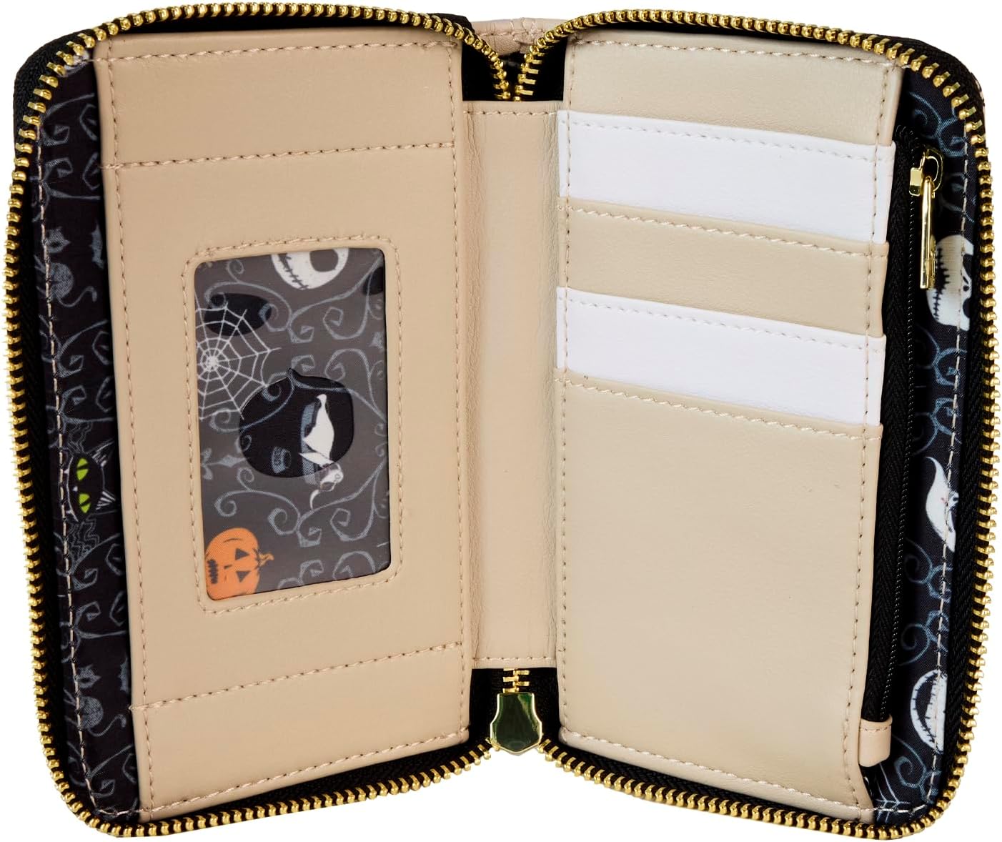 Loungefly Disney Nightmare Before Christmas Scientific Method Zip Around Wallet, Multicolor, Zip Around Wallet